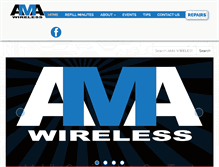 Tablet Screenshot of amawireless.net